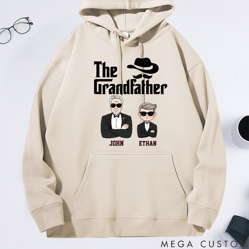 Personalized Classic Hoodie The Grandfather Theme Grandpa and Kids