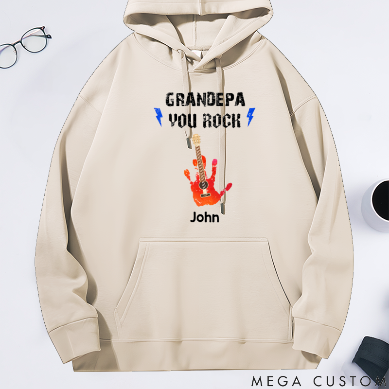 Personalized Classic Hoodie Guitar Family You Rock Theme