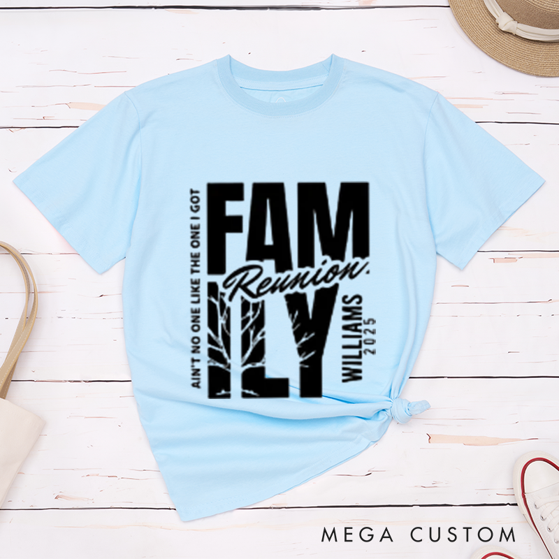 Personalized Custom Ain't No Family Like Ours' Matching Reunion Shirts with Your Family Name Classic T-shirt