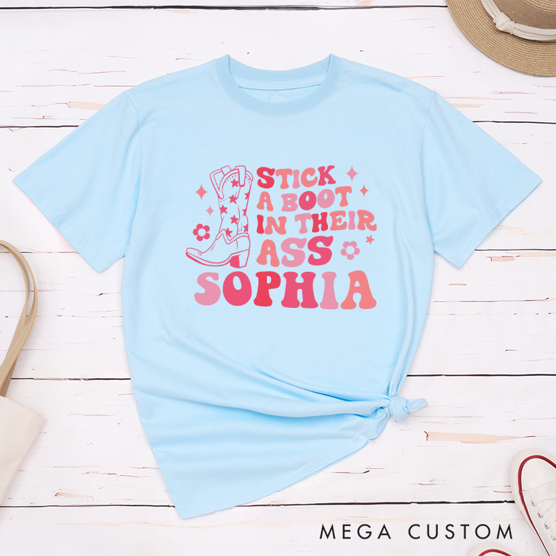 Personalized Country Man I Feel Like a Bride with Cowgirl Boot Matching T-Shirt Bridesmaid T-Shirt Team Bride Wedding Cowgirl T-Shirt Bachelorette Party Gift