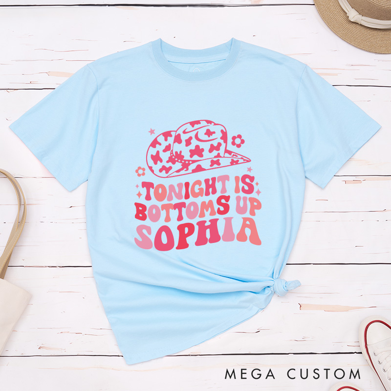 Personalized These Boots Are Made for Walking Down the Aisle T-Shirt Country Bride T-Shirt Cowgirl Boot T-Shirt Wedding Bachelorette Party Gift