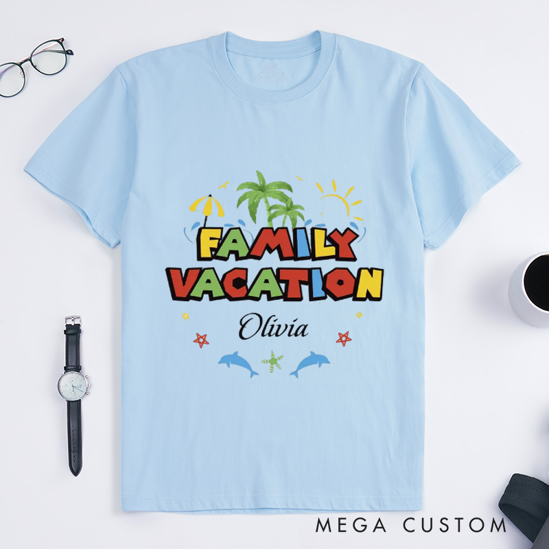 Personalized Family Matching Tees for Travel and Reunions Classic T-shirt