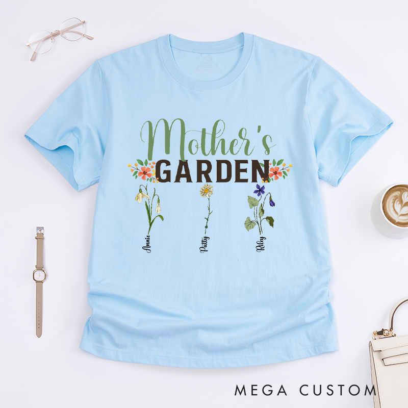 Personalized Garden Classic T-Shirt Loving Gift for Mother Grandma Gardening
