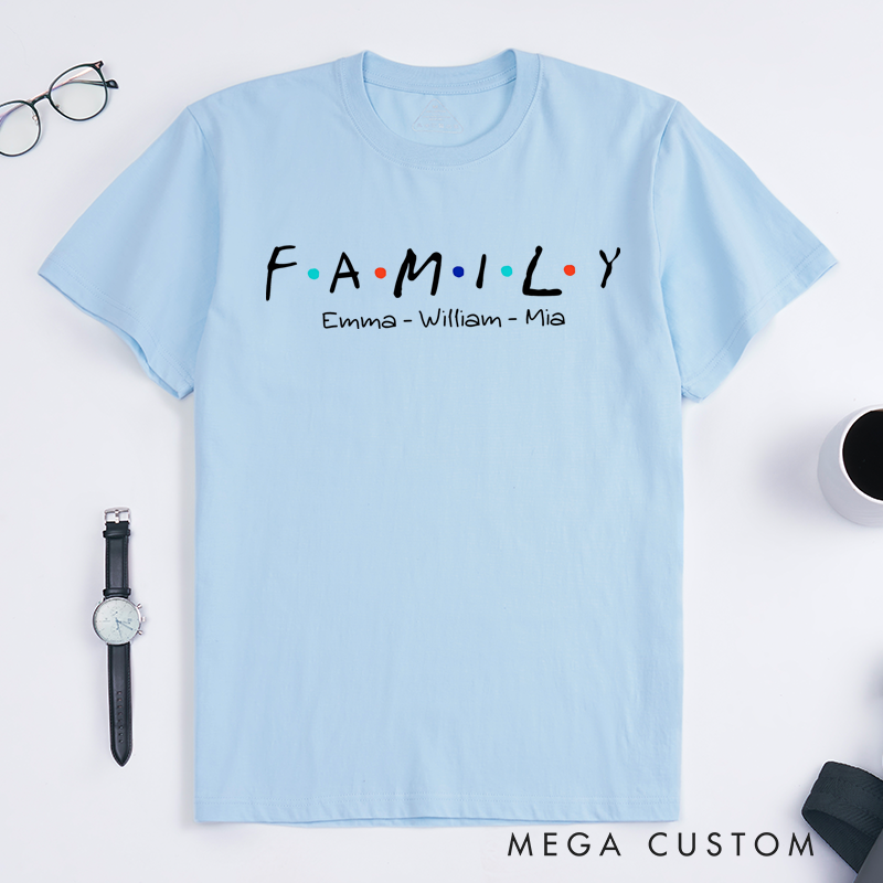 Personalized Custom Matching Family Group Shirts for Trips and Gifts Classic T-shirt