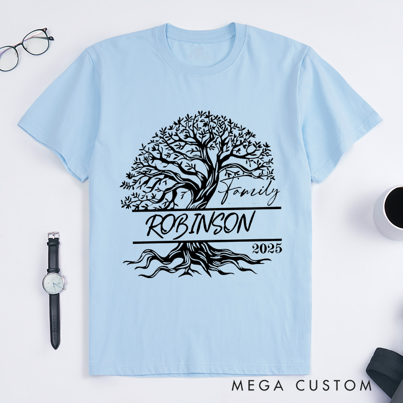 Personalized Custom Family Reunion Matching T-Shirts Family Tree Classic T-shirt