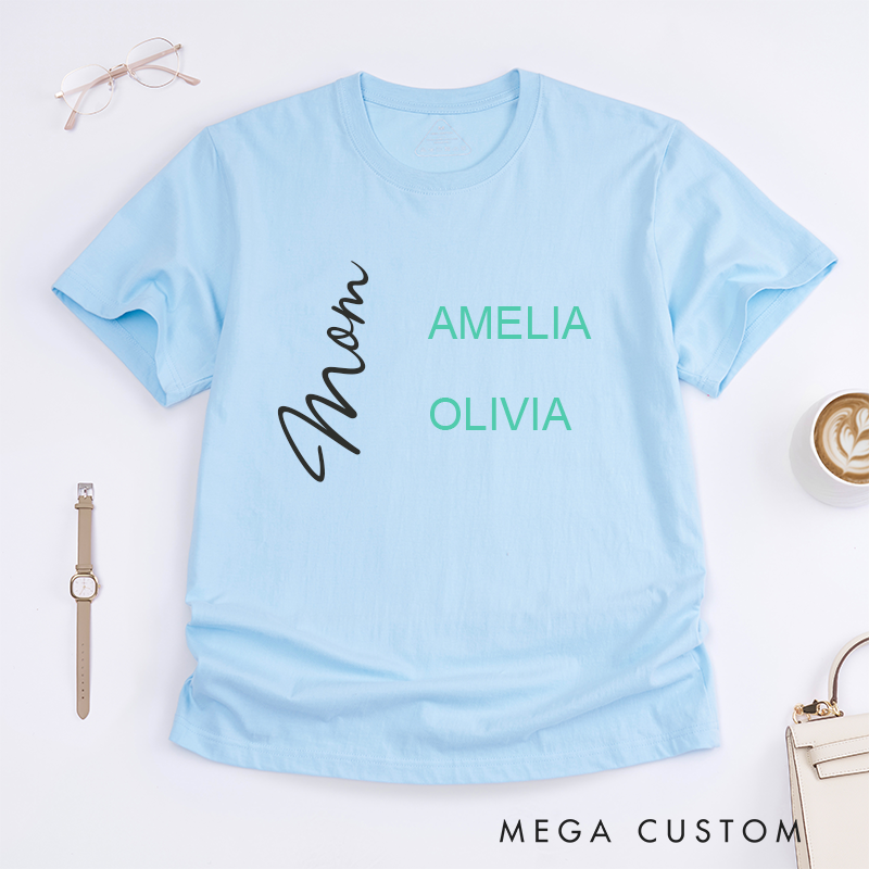 Personalized Fashionable Mothers Minimalist Design Classic T-shirt