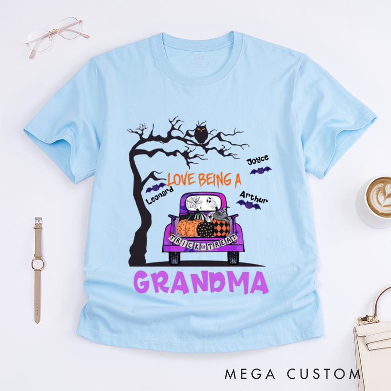 Personalized Love Being Mom Grandma Halloween Classic T-Shirt Gift Ideas for Halloween