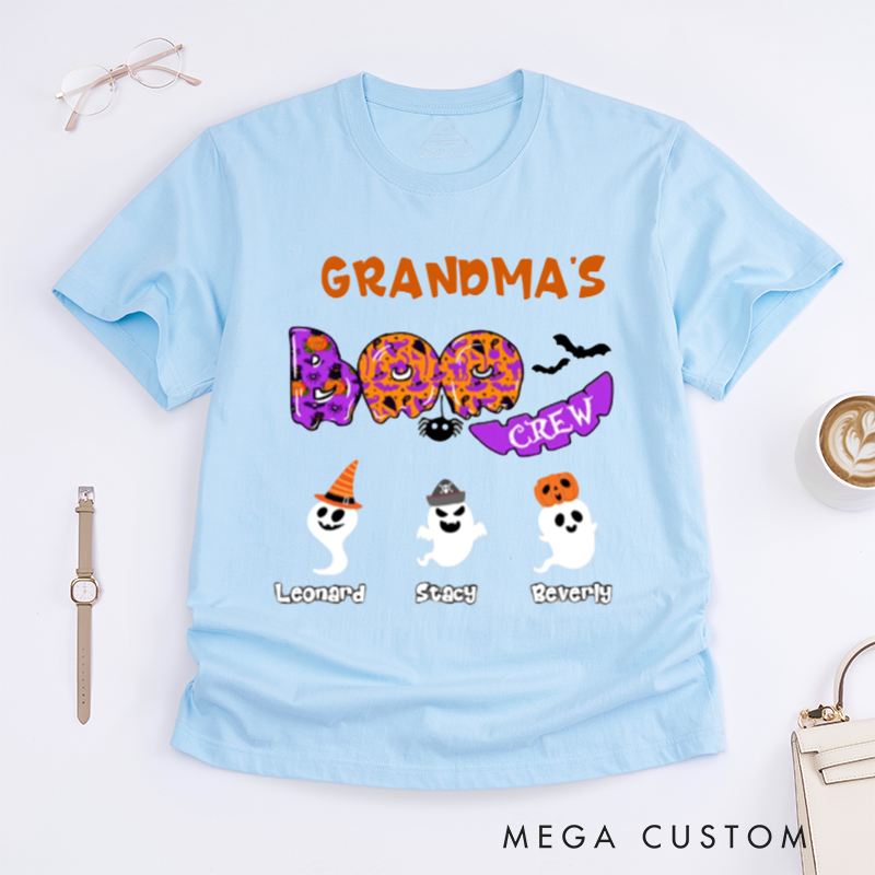 Personalized Boo Crew with Halloween Ghosts Classic T-Shirt Halloween Ideas
