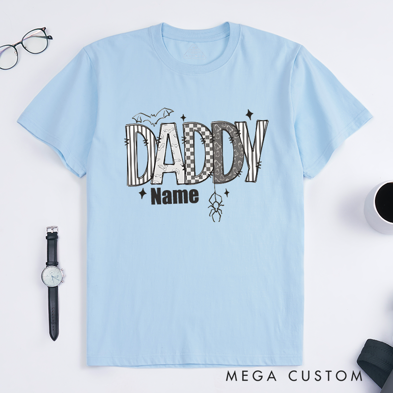 Personalized Halloween Party Spooky Daddy Classic T-shirt