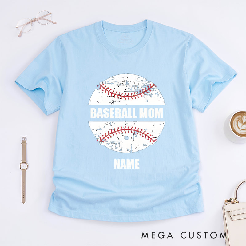 Personalized Baseball Game Day Custom Team Name Classic T-shirt