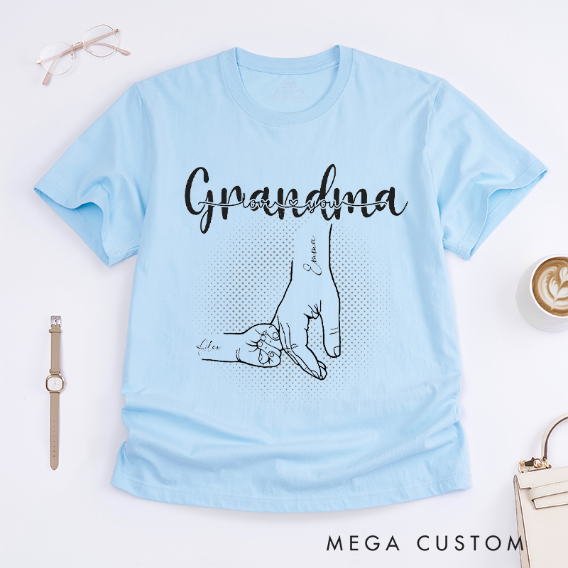 Personalized a Mother's Love is Forever and always Classic T-shirt Gifts for Mom Grandma