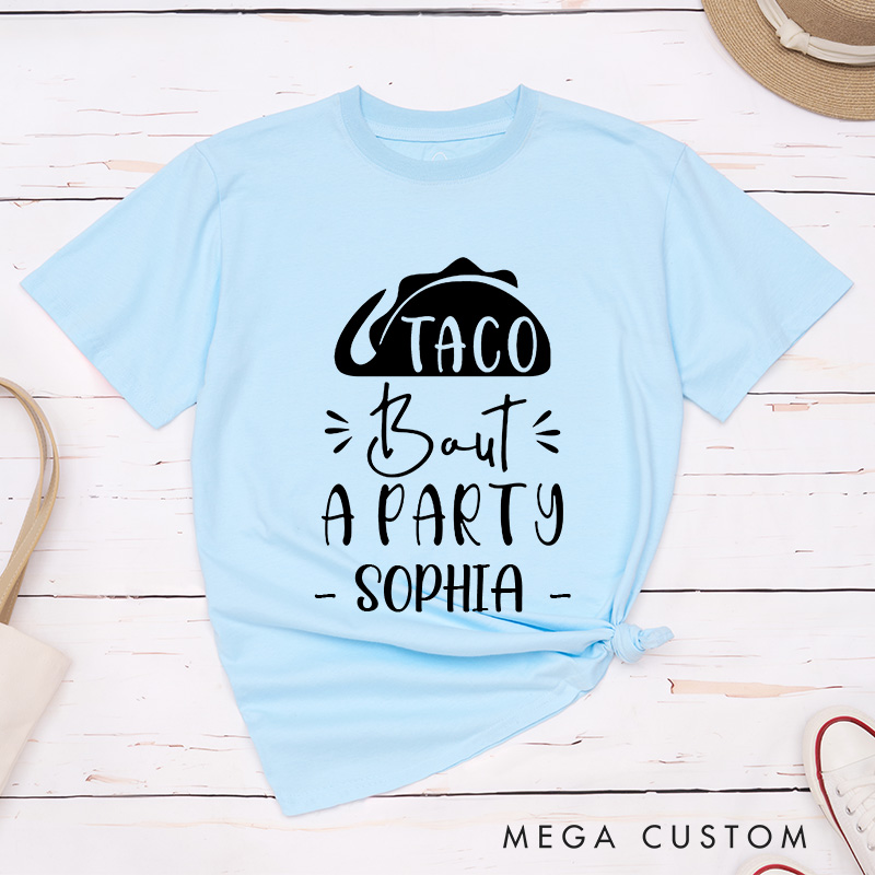 Personalized Bride It's My Final Fiesta Matching T-Shirt Bridesmaid T-Shirt Bride's Crew T-Shirt Wedding Bachelorette Party Gift