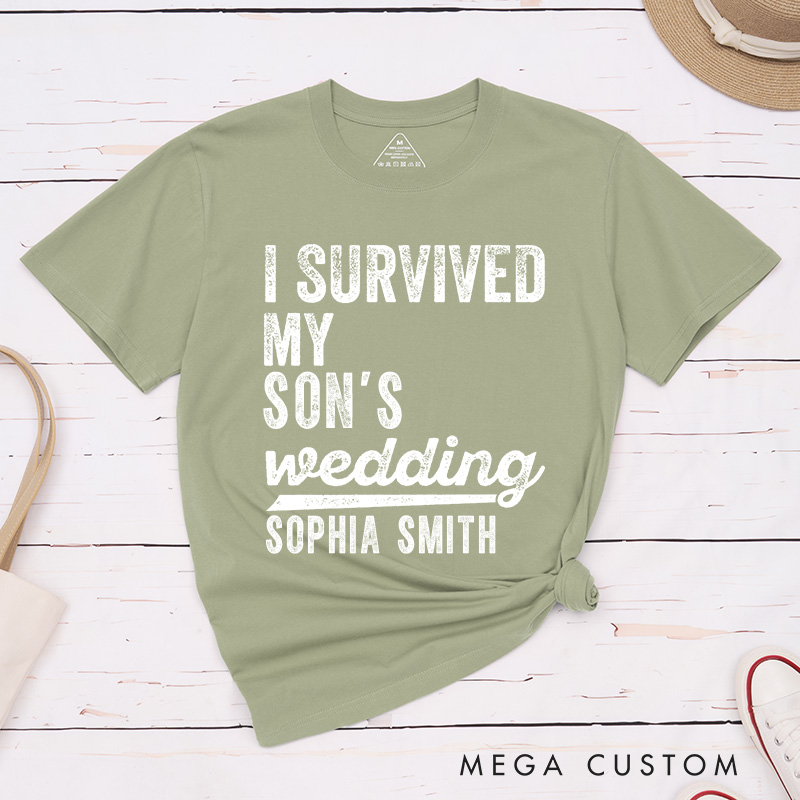 Personalized Retro Mother of the Bride Matching T-Shirt with Name Vintage Mother of the Groom T-Shirt MOB MOG Wedding T-Shirt Bachelorette Party Gift