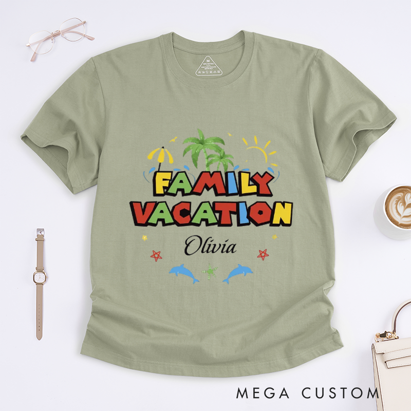 Personalized Family Matching Tees for Travel and Reunions Classic T-shirt