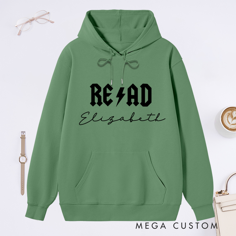 Personalized Read Classic Hoodies Bookish Hoodies Custom Book Lover Hoodies with Name Librarian Gift Book Lover Gift for Reader Gift