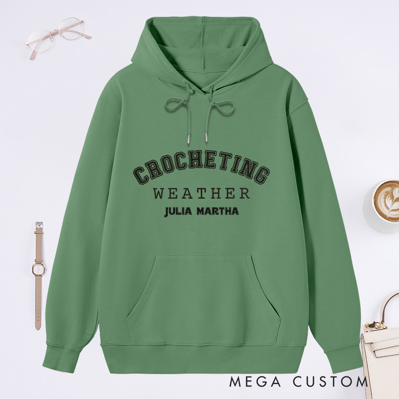 Personalized Crocheting Classic Hoodies Gifts for Crochet Artist Lovers