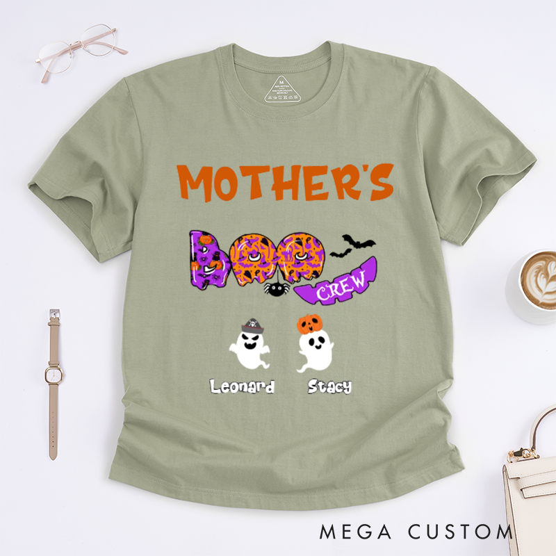 Personalized Boo Crew with Halloween Ghosts Classic T-Shirt Halloween Ideas