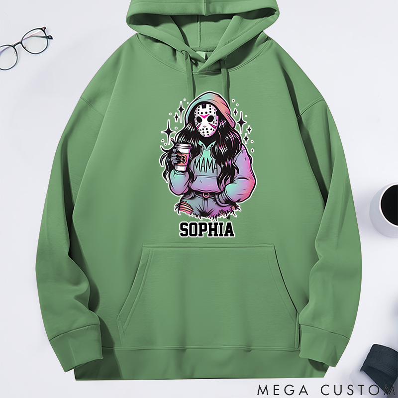 Personalized Classic Hoodie Trendy Custom Spooky Killer Mama Theme