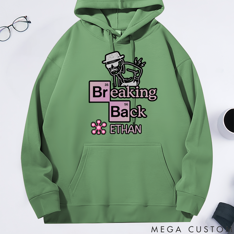 Personalized Classic Hoodie Funny Back Pain Graphic Tee