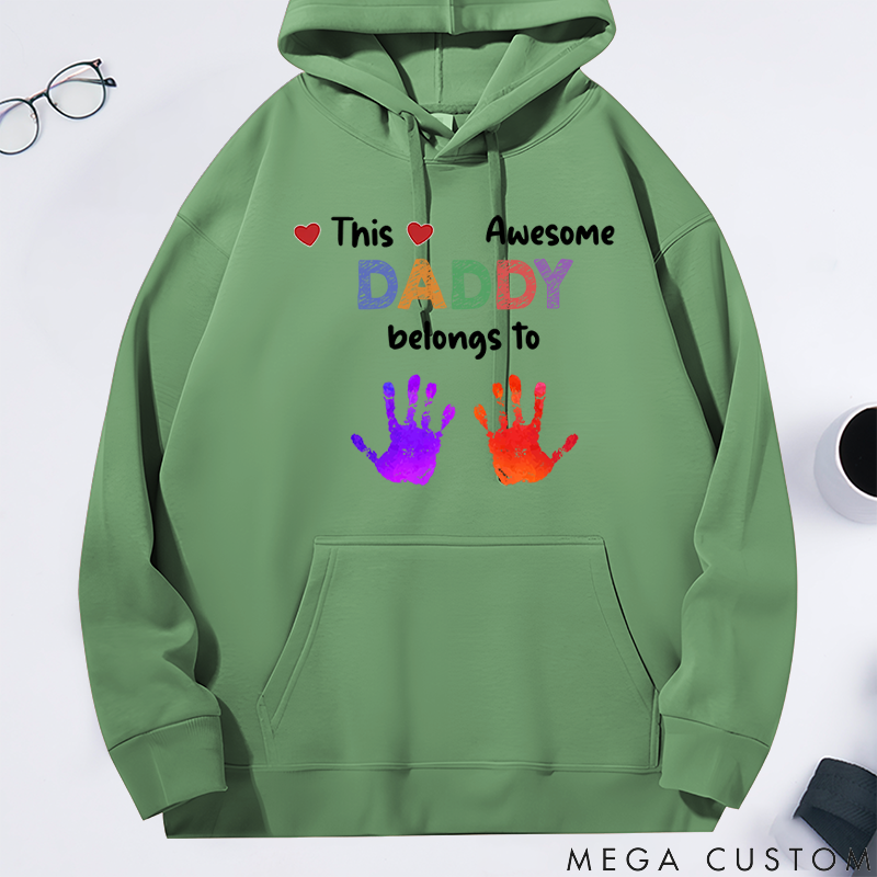 Personalized Classic Hoodie This Grandma Belongs To Grandkids