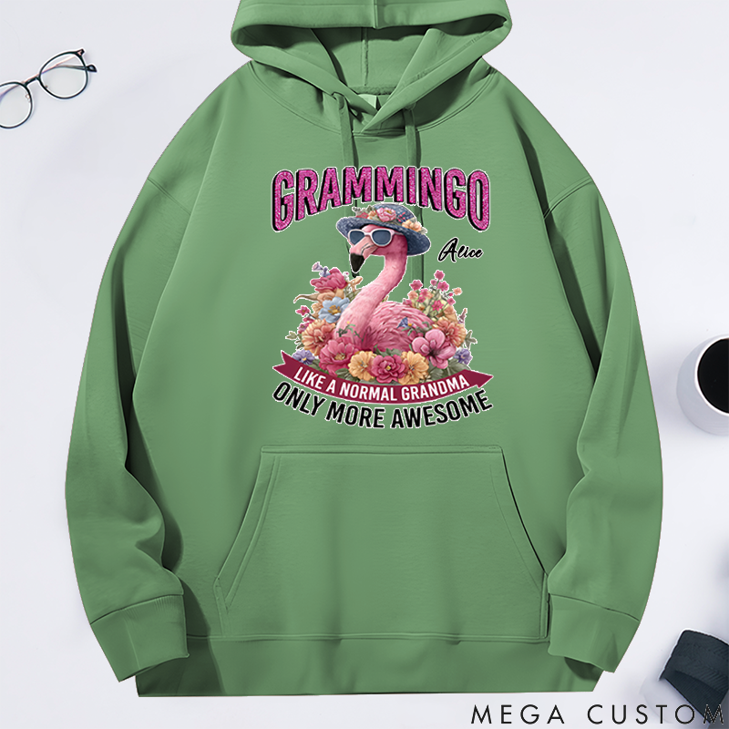 Personalized Classic Hoodie Grammingo Like a Normal Grandma Only More Awesome