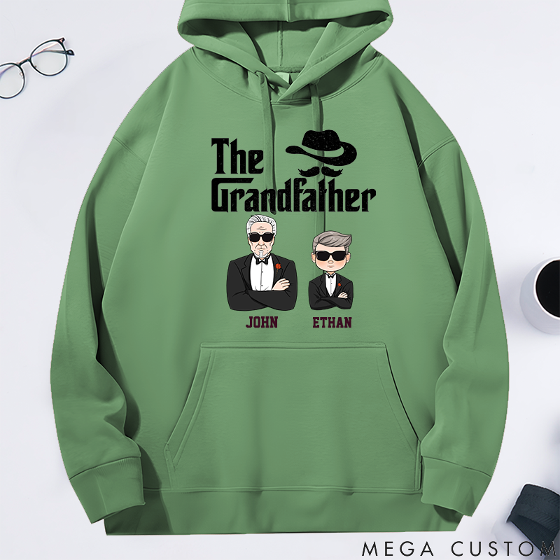 Personalized Classic Hoodie The Grandfather Theme Grandpa and Kids