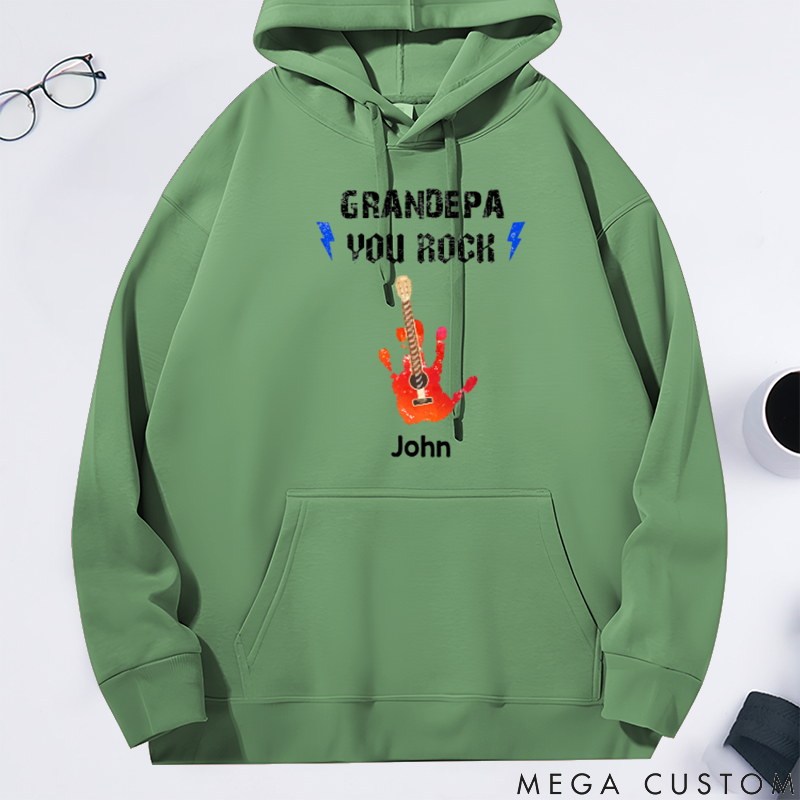 Personalized Classic Hoodie Guitar Family You Rock Theme