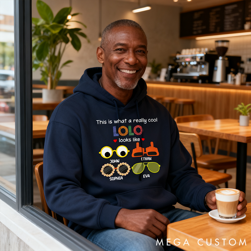 Personalized Classic Hoodie Really Cool Dad Looks Like