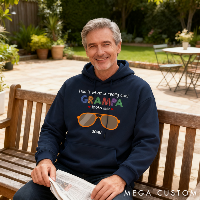 Personalized Classic Hoodie Really Cool Dad Looks Like