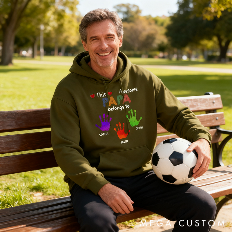 Personalized Classic Hoodie This Grandma Belongs To Grandkids