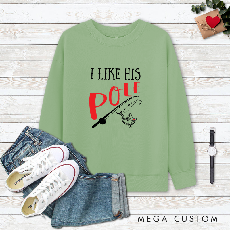 Personalized Funny Couples Fishing Sweatshirts Funny Couple Sweatshirts Fishing Couple Sweatshirts Matching Couple Outfit Matching Couple Hoodie Matching Gift for Fishing Lovers