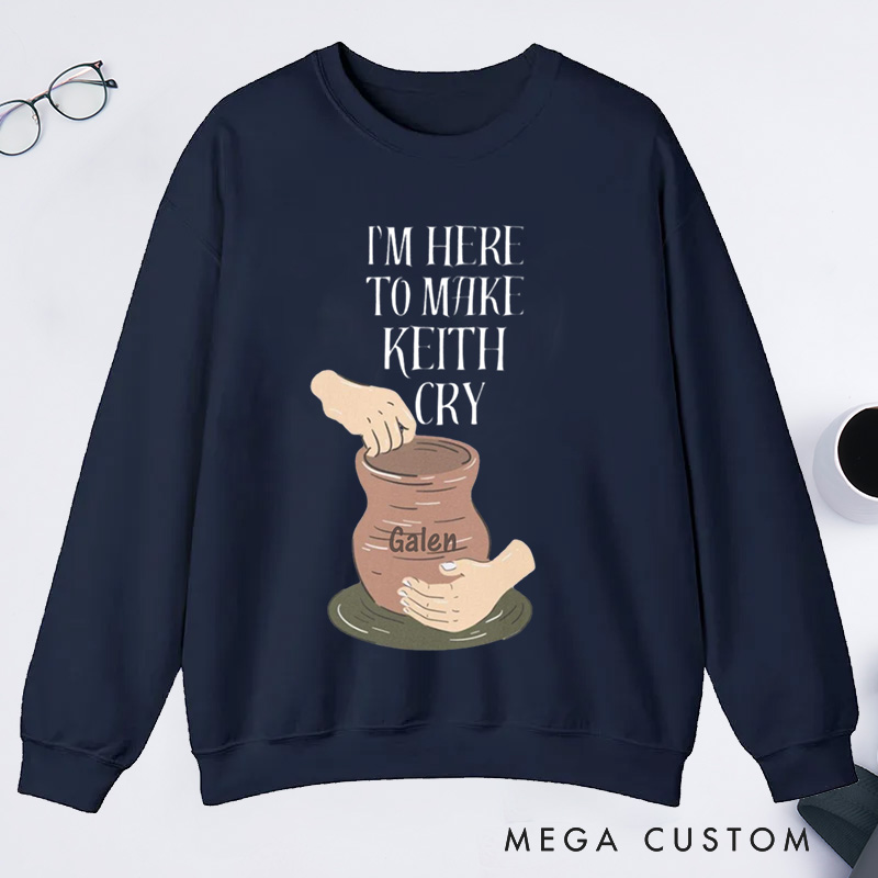 Personalized Ceramicist Top Clay Artist Classic Sweatshirts Potter Sweatshirts Unisex Sweatshirts Funny Saying