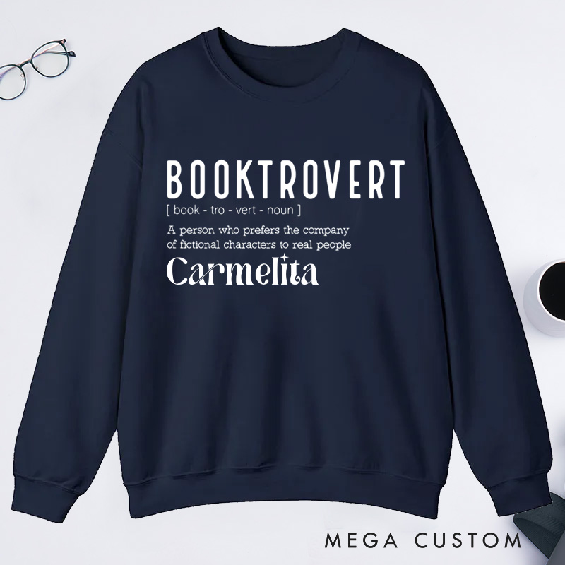 Personalized I Have No Shelf Control Classic Sweatshirts Custom Bookish Sweatshirt with Name Book Lover Gift Librarian Gift Reading Gift