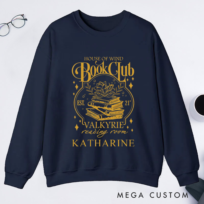 Personalized Book Club Classic Sweatshirts with Name Feyre Custom Book