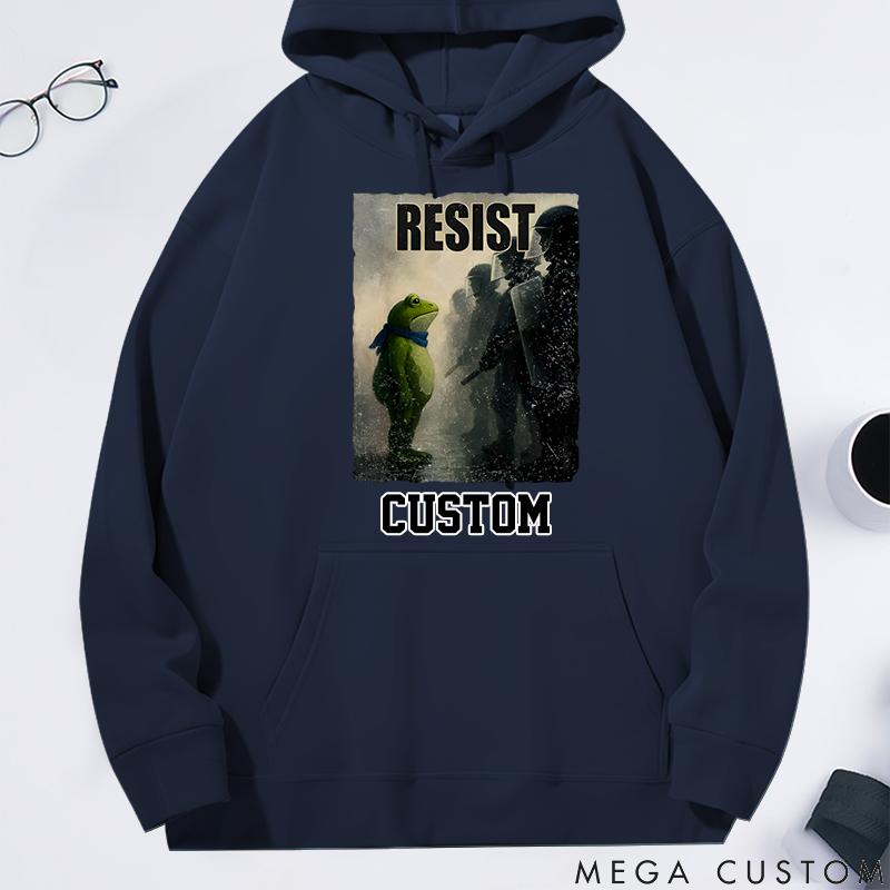 Personalized Classic Hoodie Portland Protest Funny Political Parody Theme