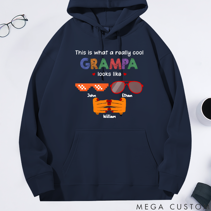 Personalized Classic Hoodie Really Cool Dad Looks Like