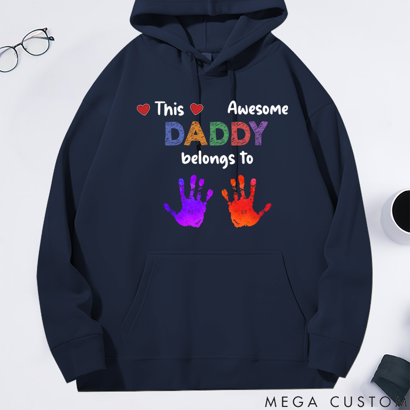 Personalized Classic Hoodie This Grandma Belongs To Grandkids