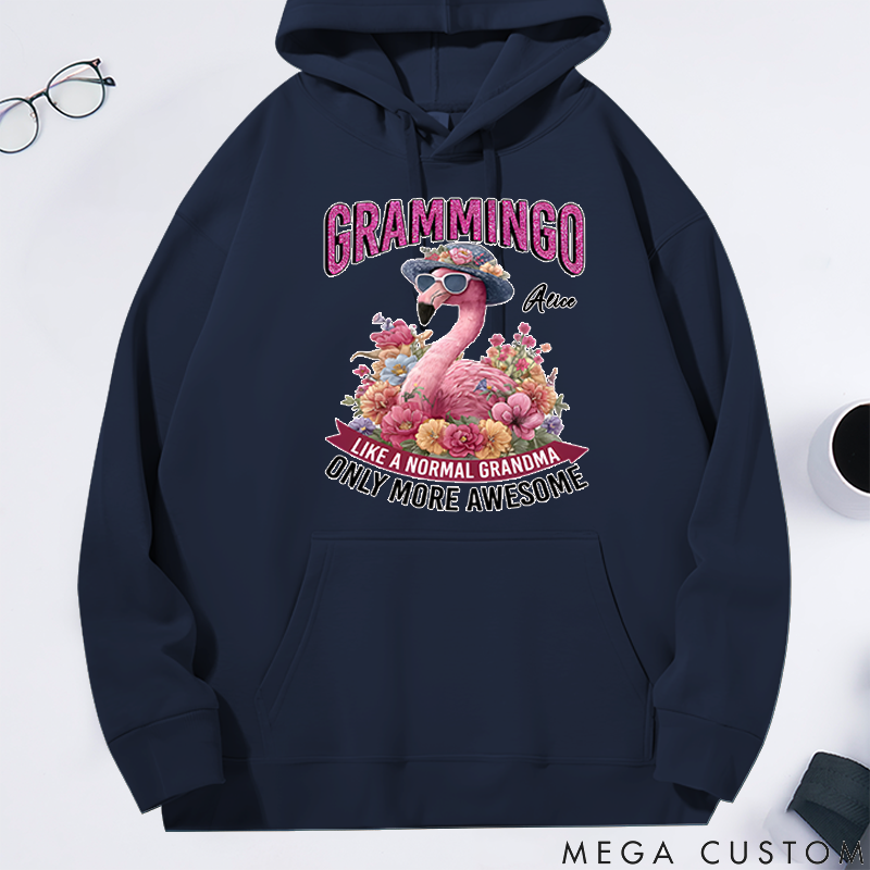 Personalized Classic Hoodie Grammingo Like a Normal Grandma Only More Awesome