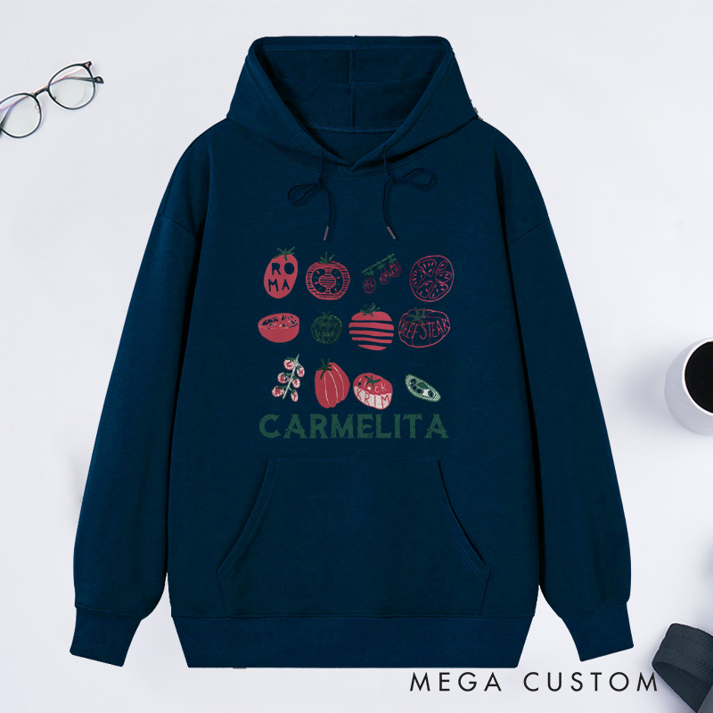 Personalized Grandma's Garden Classic Hoodies Custom Mama's Garden Hoodies with Name Plant Lover Gift Gardening Lover Gift for Gardener