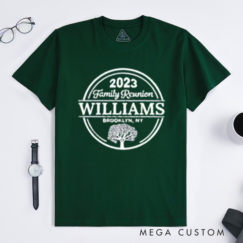 Personalized Matching Family Reunion Shirts With Names Celebrating Love and Togetherness Classic T-shirt