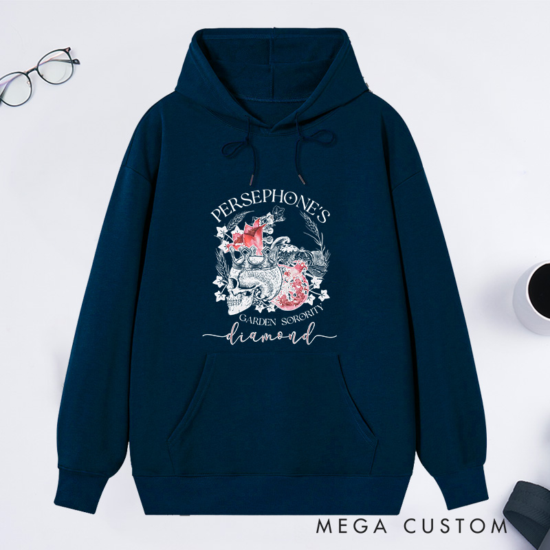 Personalized Persephone's Garden Classic Hoodies Garden Sorority Hoodies with Name Plant Lover Gift Gardening Lover Gift for Gardener Gift