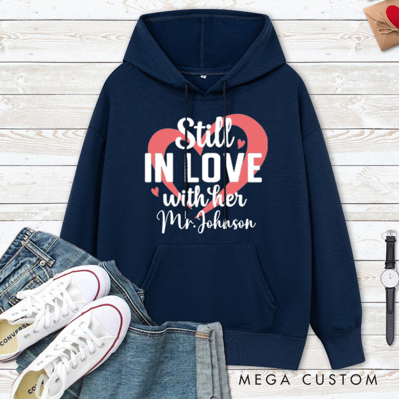 Personalized Funny Couple Anniversary Hoodie Couple Wedding Anniversary Outfit for Her Him Anniversary Hoodie for Wife Husband