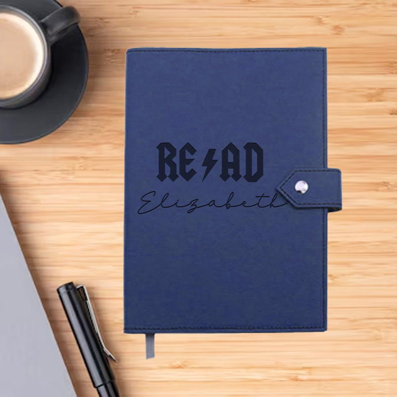 Personalized Read Journals & Notebooks Engraved Leather Journals Leather Notebooks Book Lover Gift Bookish Gift Reader Gift