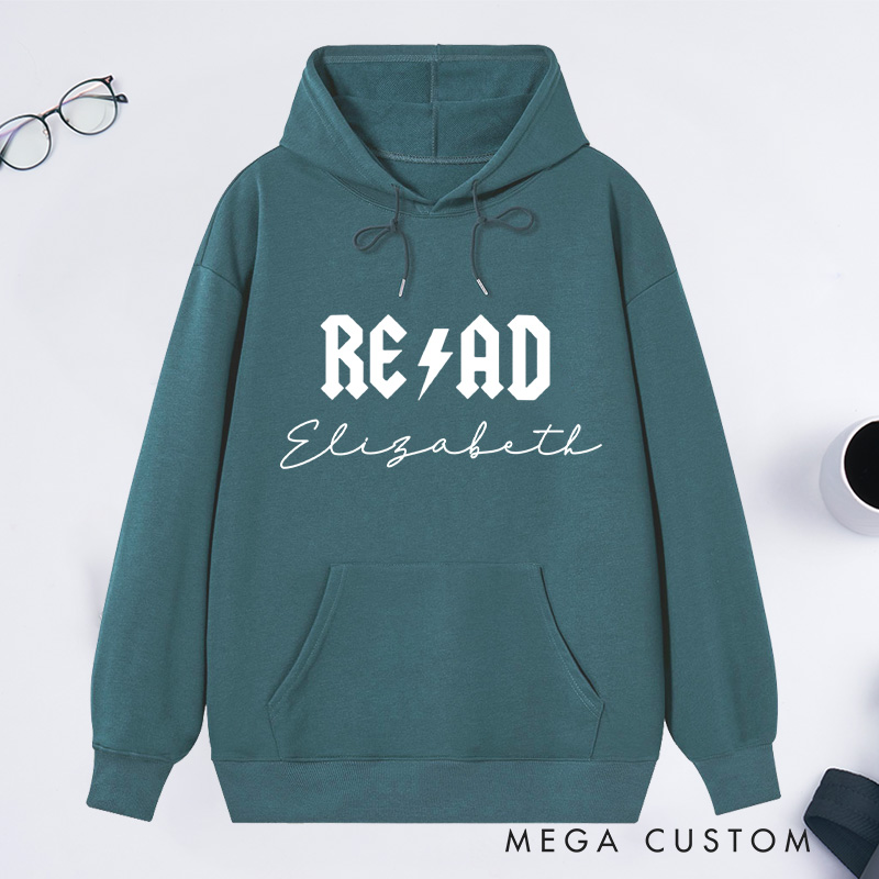 Personalized Read Classic Hoodies Bookish Hoodies Custom Book Lover Hoodies with Name Librarian Gift Book Lover Gift for Reader Gift