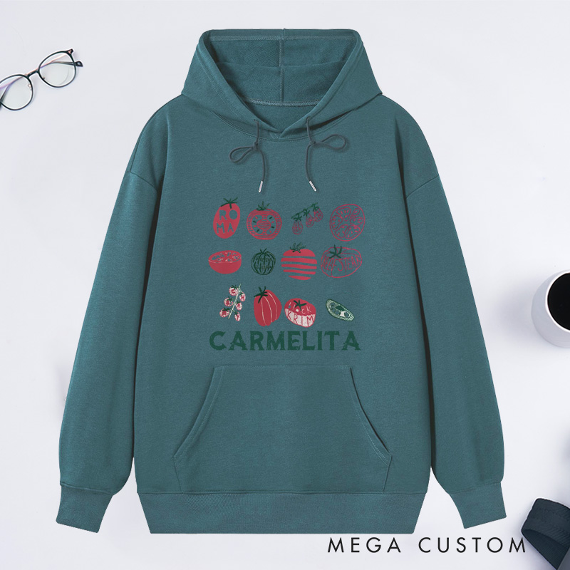 Personalized Grandma's Garden Classic Hoodies Custom Mama's Garden Hoodies with Name Plant Lover Gift Gardening Lover Gift for Gardener