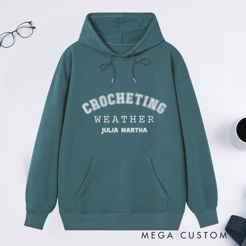 Personalized Crocheting Classic Hoodies Gifts for Crochet Artist Lovers