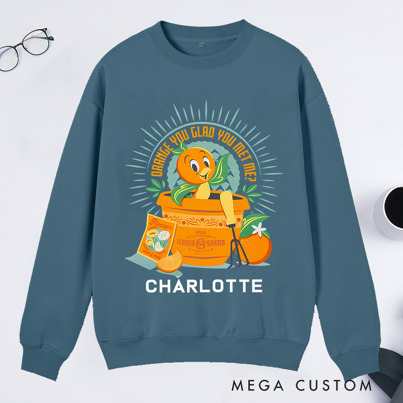 Personalized Citrus Garden Delight Classic Sweatshirts Granding Lovers Gift