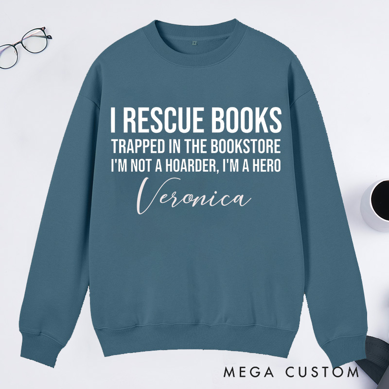 Personalized Book Lovers Classic Sweatshirts Gift For Bookish Booksellers Gift Gift For Teachers Readers Sweatshirts I Books Sweatshirts 