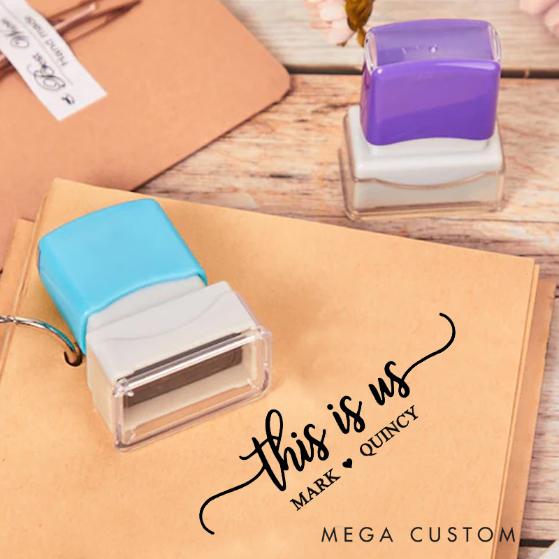 Personalized Housewarming Seal Custom Family Name and Address Design for New Homeowners Crafting and Invitations