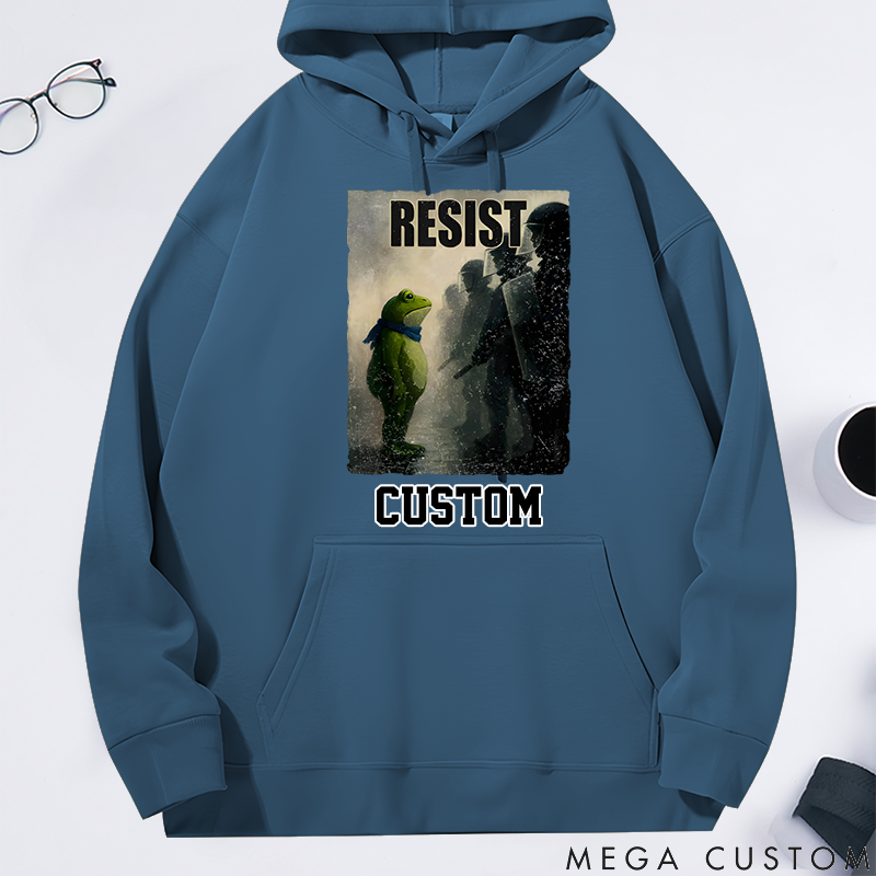 Personalized Classic Hoodie Portland Protest Funny Political Parody Theme